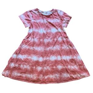4/$25 Melrose and Market Pink Short Sleeve Sun Dress Girls Size Large 10/12